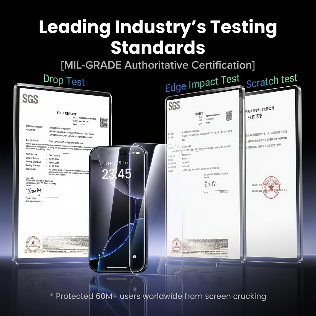 RimTex® Tempered Glass Screen Protector for iPhone (2 Pack)